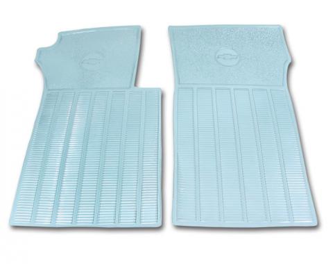 Corvette Floor Mats, Rubber, Clear, 1963-1967