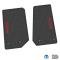 FlexTread 14-18 Jeep Wrangler JK 2Dr Floor Mats (2pc) w/ Rubicon Logo NGTT04013