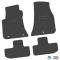FlexTread 11-24 Dodge Challenger RWD Floor Mats (4pc) w/ Demon Logo - Black / NGCV53041