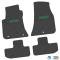 FlexTread 11-24 Dodge Challenger RWD Floor Mats (4pc) w/ HEMI Logo - Black / NGCV53042