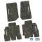 FlexTread 14-18 Jeep Wrangler JKU 4Dr Floor Mats (4pc) w/ Rubicon Logo NGTT05013