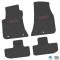 FlexTread 11-24 Dodge Challenger RWD Floor Mats (4pc) w/ Challenger Logo - Black / NGCV53027