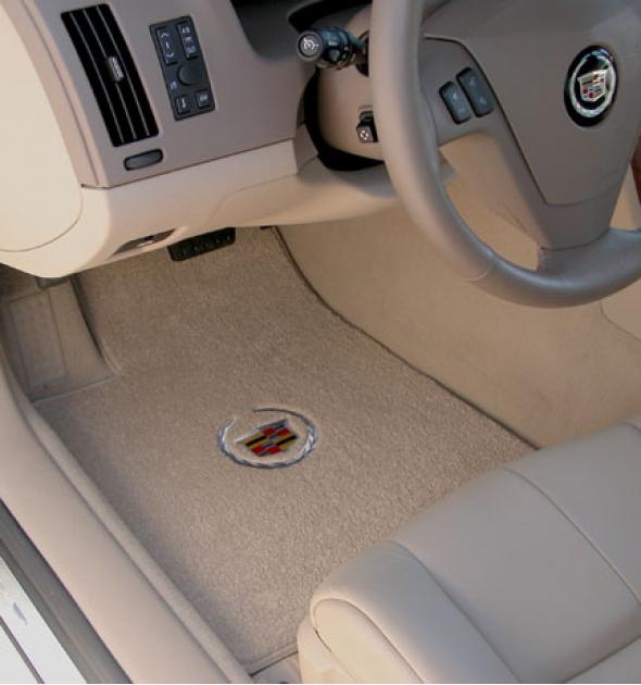 Plush Carpet Luxe LLOYD Mats Premium Custom FRONT Mats Geo