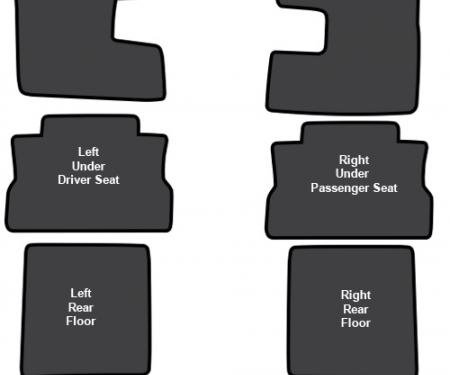 ACC 1967-1969 Chevrolet Camaro Sound Deadener 7pc EVA