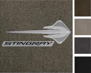 Corvette Floor Mats, 2 Piece Lloyd® Ultimat™, with Stingray & Stingray Script, 2014-2016