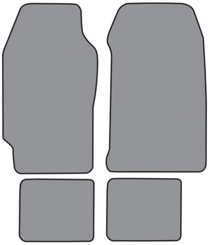 ACC 1983-1985 Honda Prelude Floor Mat 4pc (H302F FM18R) Cutpile