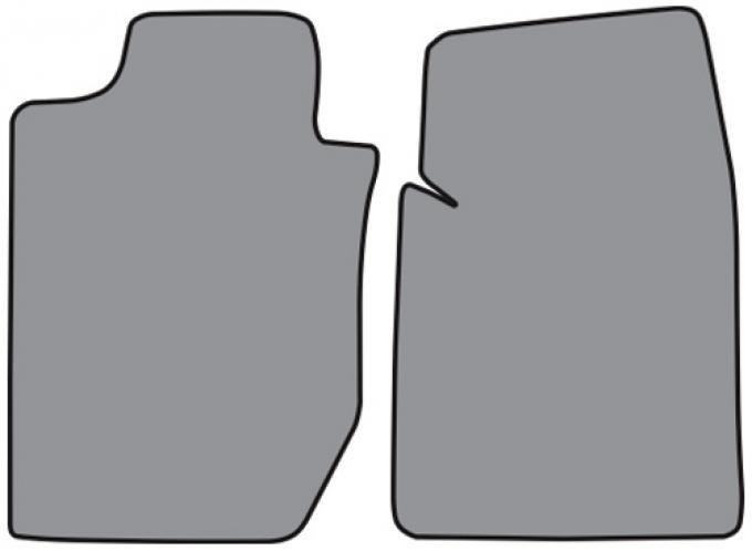 ACC 1997-2004 Dodge Dakota Reg Cab/Ext Cab Floor Mat Frt Row 2pc (FM108F) Cutpile