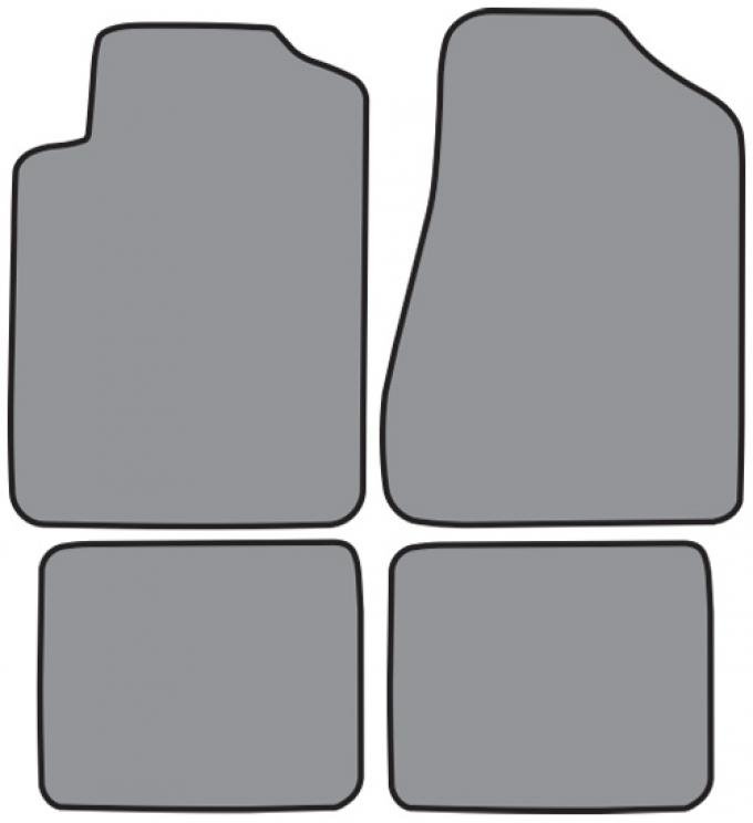 ACC 1995-2000 Dodge Stratus Floor Mat 4pc (FM222 FM222R) Cutpile