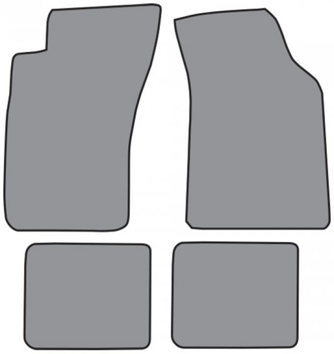 ACC 1991-1999 Mitsubishi 3000GT Floor Mat 4pc (DO228F FM18R) Cutpile