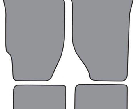 ACC 1986-1989 Honda Accord Auto Floor Mat 4pc (H663F FM18R) Cutpile