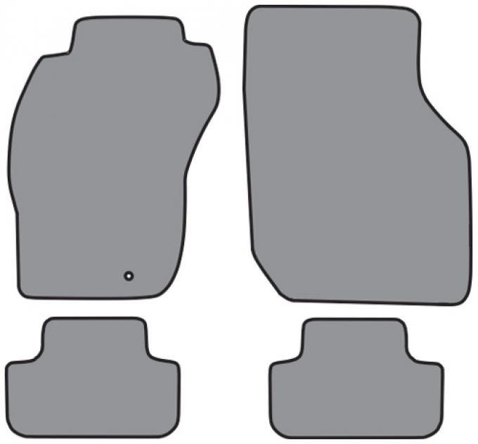 ACC 1995-1999 Mitsubishi Eclipse Coupe Floor Mat 4pc (FM65 FM65R) Cutpile