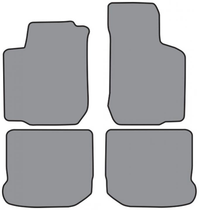 ACC 1998-2008 Volkswagen Beetle Floor Mat 4pc (FM131 FM131R) Cutpile