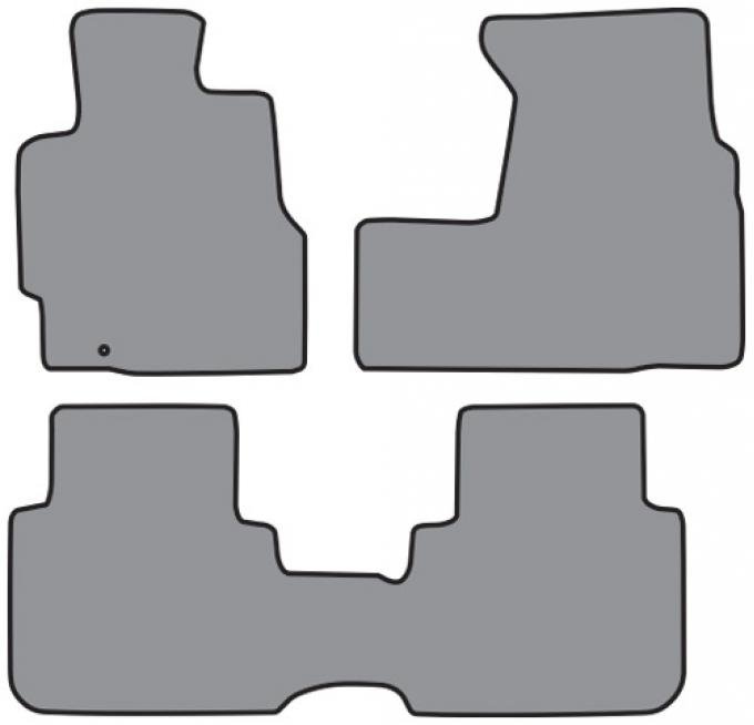 ACC 1997-2001 Honda CR-V Auto 2pc Frts & 1pc Rr Floor Mat (HO304 HO304R) Cutpile