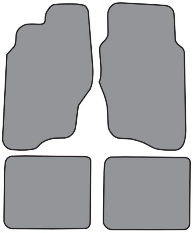 ACC 1997-2003 Chevrolet Malibu Floor Mat 4pc (FM153F FM18R) Cutpile