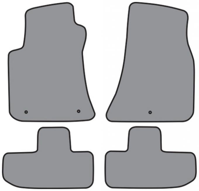 ACC 2011-2019 Dodge Challenger Floor Mat 4pc (FM354 FM354R) Cutpile