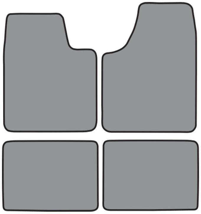 ACC 1997-2005 Pontiac Grand Prix Floor Mat 4pc (FM293 FM293R) Cutpile