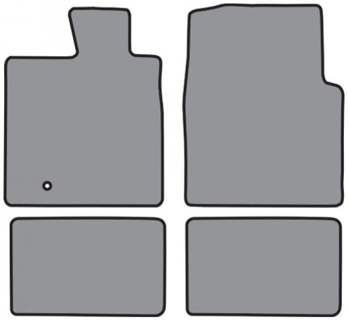 ACC 2004-2008 Ford F-150 Ext Cab Floor Mat 4pc (FM347F FM347R) Cutpile
