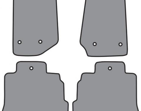 ACC 2011-2013 Jeep Wrangler Unlimited Floor Mat 4pc (P639 P639R) Cutpile
