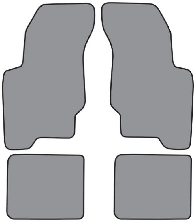 ACC 1992-1998 Pontiac Grand Am Floor Mat 4pc (FM74F FM18R) Cutpile