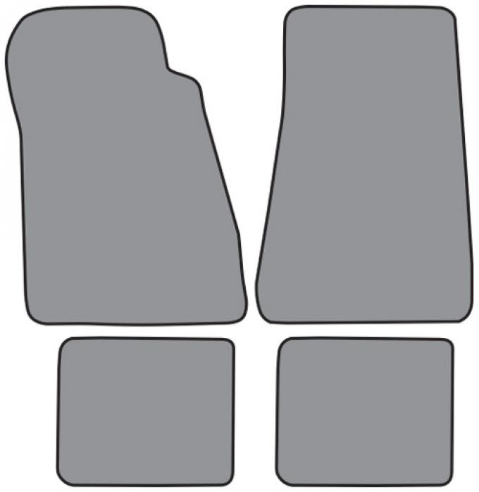 ACC 1985-1989 Lincoln Town Car Floor Mat 4pc (FM81F FM18R) Cutpile