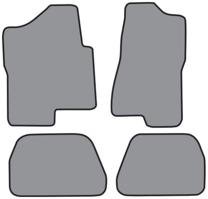 ACC 2000-2006 GMC Yukon XL 2500 Floor Mat 4pc (FM149F FM295R) Cutpile