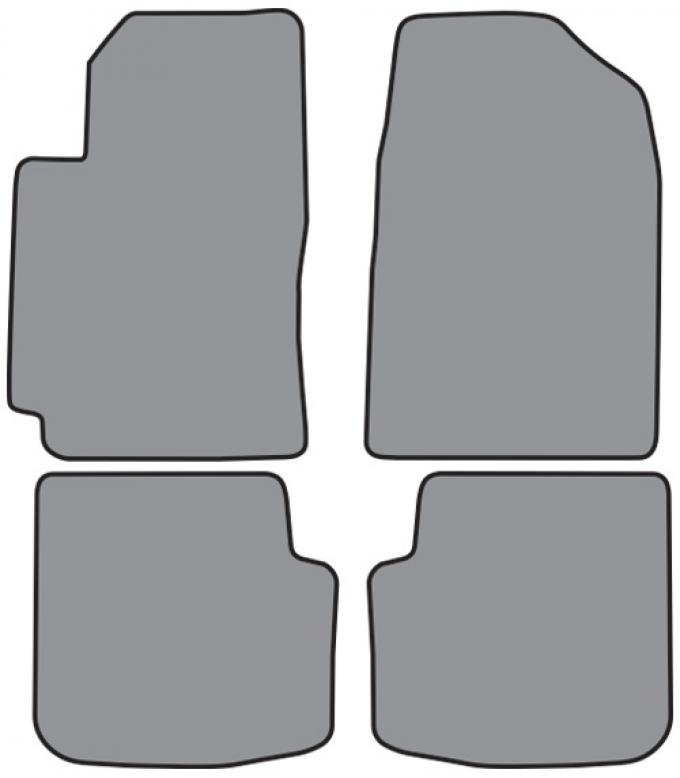 ACC 1999-2002 Toyota Solara Floor Mat 4pc (FM190 FM190R) Cutpile