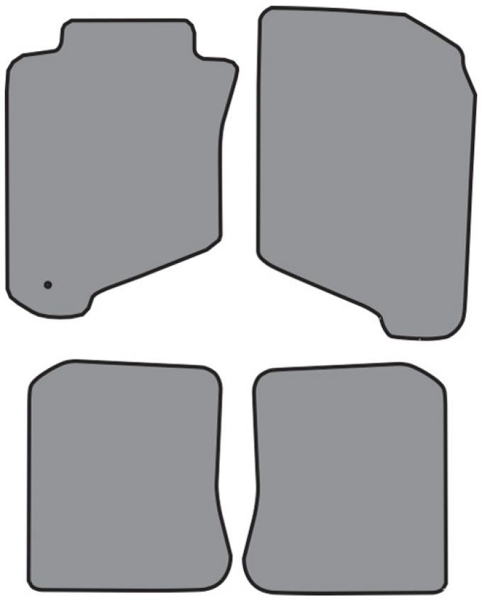 ACC 1990-1998 Toyota Corolla Floor Mat 4pc (FM103 FM103R) Cutpile