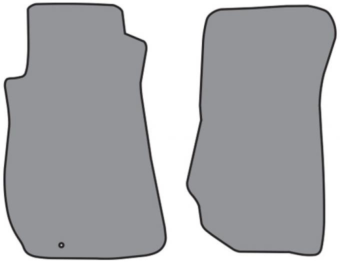 ACC 2003-2008 Nissan 350Z Coupe Floor Mat 2pc (A5325F) Cutpile