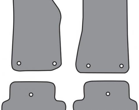 ACC 2018-2019 Jeep Wrangler JL Floor Mat 2DR 4pc (FM390F FM391R) Cutpile