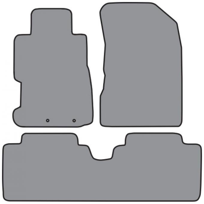 ACC 2001-2005 Honda Civic 4DR Sedan 2pc Frts & 1pc Rr Floor Mat (P30 P30R) Cutpile