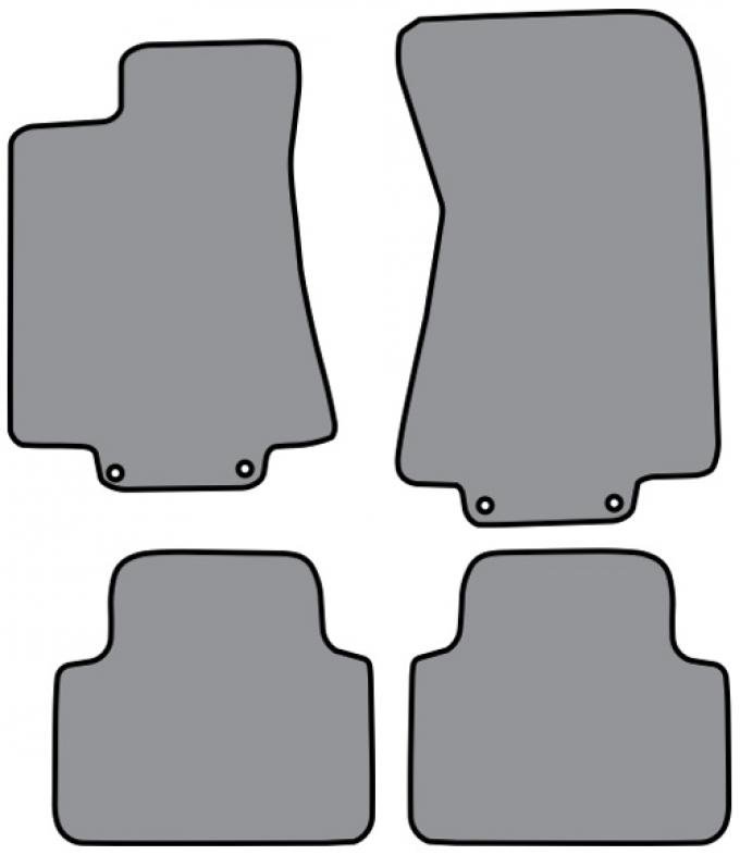 ACC 2004-2009 Jaguar XJ8 Floor Mat 4pc (FM398F FM398R) Cutpile