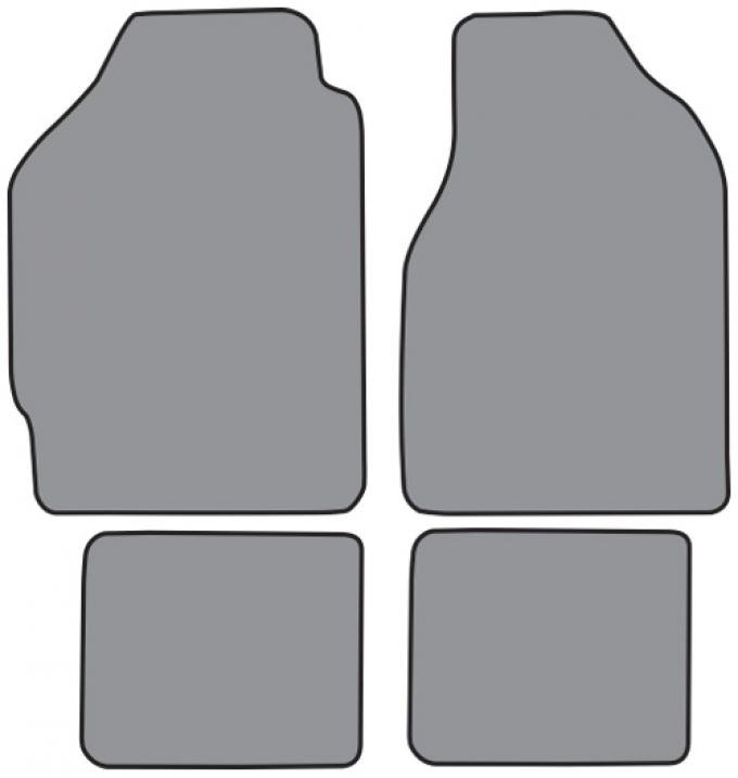 ACC 1987-1994 Plymouth Sundance Floor Mat 4pc (DO682F FM18R) Cutpile