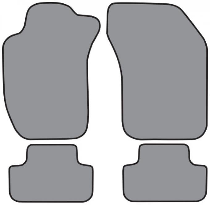 ACC 1991-1994 Eagle Talon Floor Mat 4pc (FM66 FM66R) Cutpile