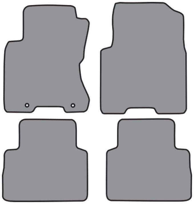 ACC 2008-2013 Nissan Rogue Floor Mat 4pc (P601 P601R) Cutpile