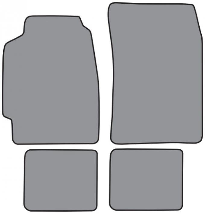 ACC 1990-1993 Acura Integra 2DR/4DR Floor Mat 4pc (A5270F FM18R) Cutpile