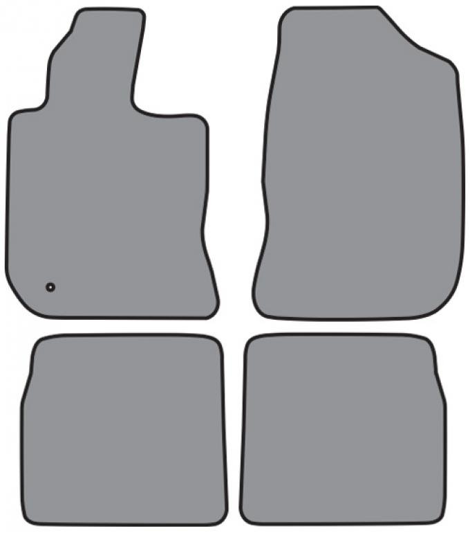 ACC 2001-2010 Chrysler PT Cruiser Floor Mat 4pc (FM211 FM211R) Cutpile