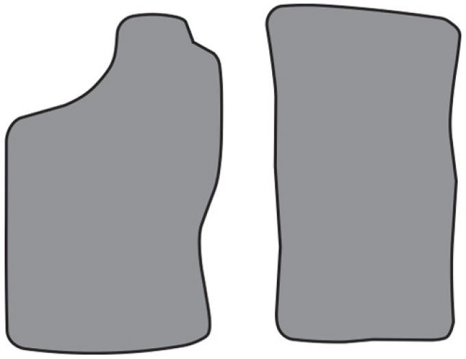 ACC 1989-1994 Nissan D21 Floor Mat 2pc (A5092F) Cutpile