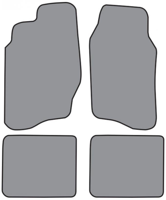 ACC 1995-2005 Chevrolet Cavalier 2DR/4DR Floor Mat 4pc (FM144F FM18R) Cutpile