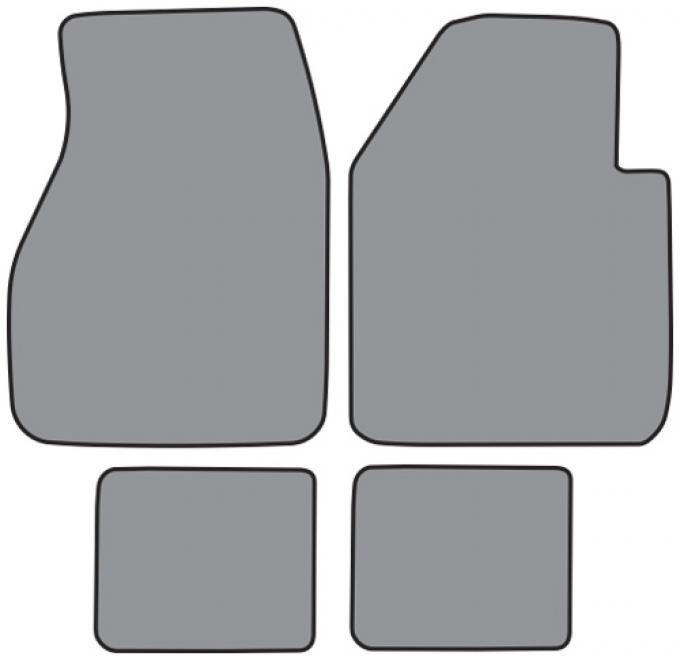 ACC 1967-1971 Chrysler 300 Floor Mat 4pc (FM364F FM18R) Loop