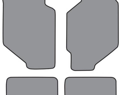 ACC 1988-1991 Honda Civic 4DR Wagon Floor Mat 4pc (HO307F HO307R) Cutpile