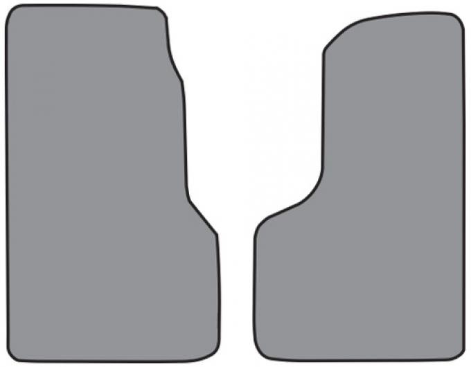 ACC 2003-2006 GMC C5500 Topkick Crew Cab Pickup Floor Mat 2pc (P505F) Cutpile