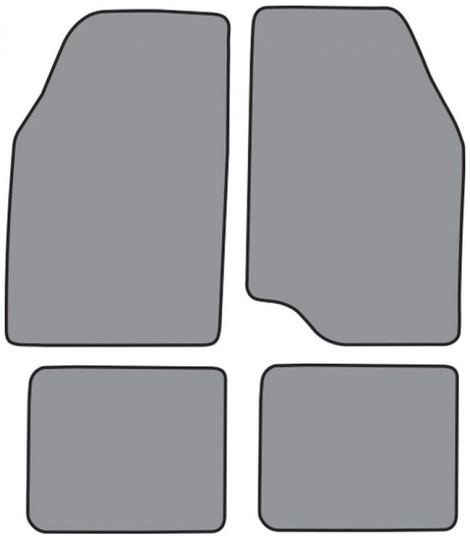 ACC 1989-1998 Mazda MPV Floor Mat 4pc (MPV92F FM18R) Cutpile