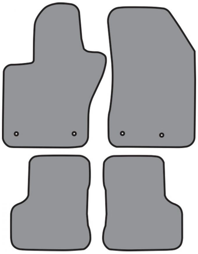 ACC 2015-2018 Jeep Renegade Floor Mat 4pc (P638 P638R) Cutpile