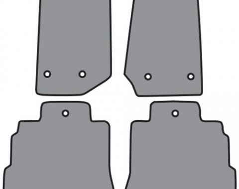 ACC 2014-2018 Jeep Wrangler Unlimited JK Floor Mat 4DR 4pc (FM382 FM382R) Cutpile
