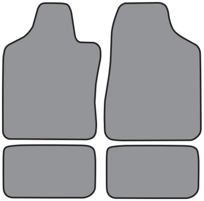 ACC 1997-2002 Ford Escort Floor Mat 4pc (FM139 FM139R) Cutpile