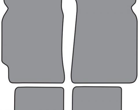 ACC 1982-1985 Honda Accord 5spd Floor Mat 4pc (H523F FM18R) Cutpile