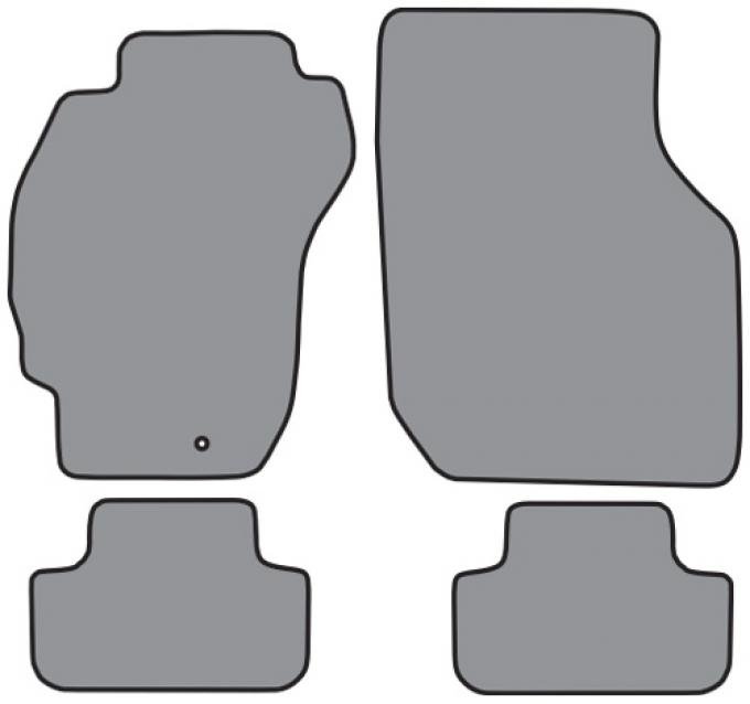 ACC 1995-1999 Mitsubishi Eclipse Convertible Floor Mat 4pc (FM64 FM64R) Cutpile