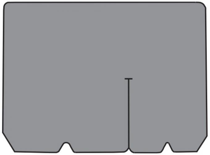 ACC 1979 Chevrolet Corvette Cargo Mat with 2 Compt Doors 1pc (BP34) Cutpile