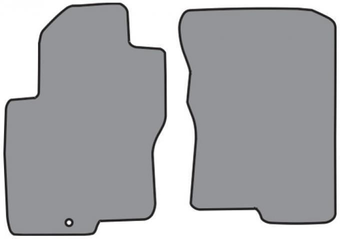 ACC 2005-2008 Nissan Frontier Ext Cab Floor Mat Frt Row 2pc (NI102F) Cutpile