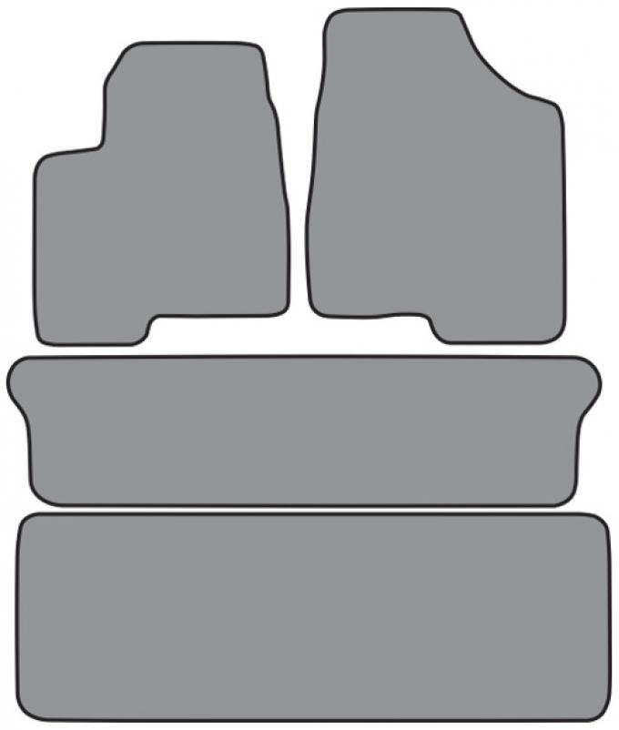 ACC 1997-2004 Oldsmobile Silhouette Floor Mat 4pc (P37 P37R) Cutpile